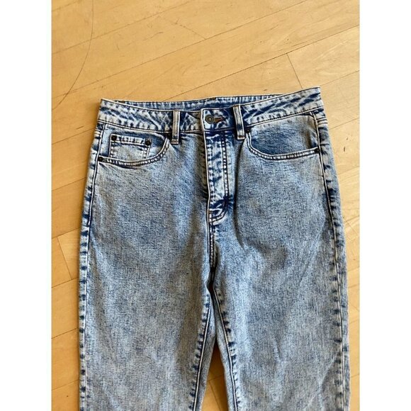 six week Residency BNWOT  slim straight jeans sz 31 button fly acid indigo - Picture 4 of 10
